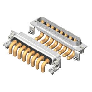 C8W8 Series High Power D-Sub
 40A Right Angle Type Plug Connector