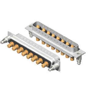 C8W8 Series High Power D-Sub
 40A Straight Dip Type Plug Connector