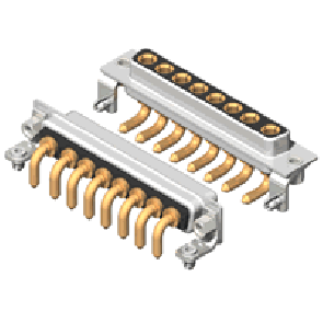 C8W8 Series High Power D-Sub
 20A Right Angle Type Receptacle Connector