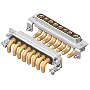 C8W8 Series High Power D-Sub
 40A Right Angle Type Receptacle Connector