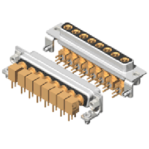 C8W8 Series Coaxial D-Sub
 Right Angle Type Receptacle Connector