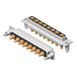 C8W8 Series High Power D-Sub
 20A Straight Dip Type Receptacle Connector