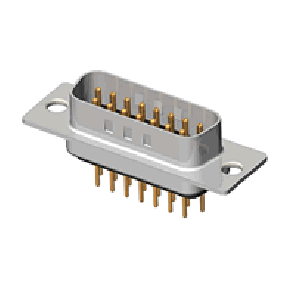 CD53 Series Straight DIP Solder Male D-Sub Connector