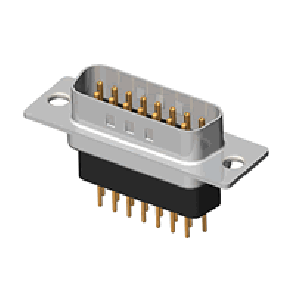 CD54 Series High Profile Straight DIP Solder Male D-Sub Connector