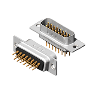 CD72 Series Machined contacts Straight DIP Solder Male D-sub Connectors