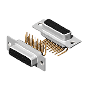 CD73 Series 8.10mm(.319) footprint Machined contacts Right Angle DIP Solder Female D-sub Connectors