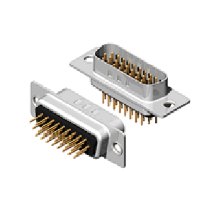 CD76 Series High Density Machined contacts Straight DIP Solder Male D-sub