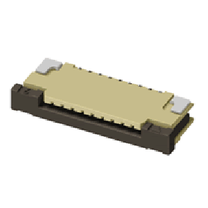 CF07 Series 1.0mm(.039) ZIF Right Angle SMT Upside FFC/FPC Connectors