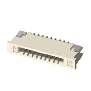 CF08 series 1.0mm(.039) LIF Right angle SMT FFC/FPC Connectors