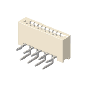 CF09 series 1.0mm(.039) LIF Right Angle DIP FFC/FPC Connectors