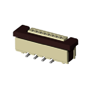 CF10 series 1.0mm(.039) ZIF Vertical SMT FFC/FPC Connectors