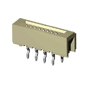 CF16 series 1.00mm(.039) LIF Straight DIP FFC/FPC Connectors