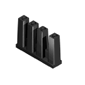 CI62 Series 10.0-8.0mm(.394-.315) Wire to Board Crimp Housing