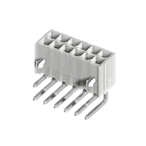 CP-014 Series Dual Rows Right Angle DIP With Mounting Pegs Headers(GWT)