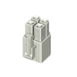 CP31 Series Power Connectors
 6.3mm(.248) Wire to Wire Receptacle Housing