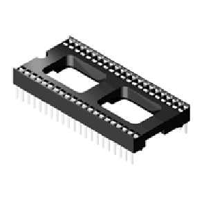 CS04 Series 1.778mm(.070) DIP Socket-Stamped contact