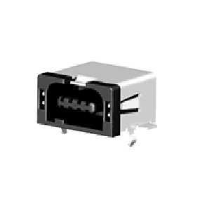 CU04 Series Mini USB 5 Circuits Receptacle DIP Type Connectors