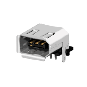 CU05 Series IEEE 1394 Shielded I/O Receptacle Connector