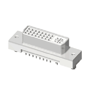 CU07 Series Straight Integrated Visual Interface
 DVI Receptacle Connectors