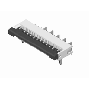 CF25 Series 1.0mm(.039) ONE-TOUCH Right angle DIP FFC/FPC Connectors