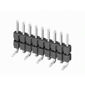 CH34 Series Single Row Dual Body Board Straight SMT Pin Headers