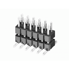 CH75 Series Dual Row Dual Body Mount Pin Header