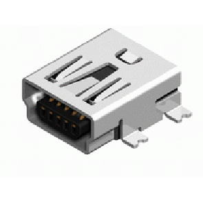 CU04 Series Mini USB 5 Circuits Receptacle SMT Type Connectors
