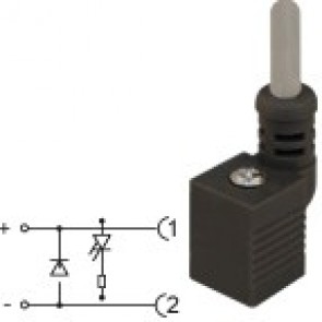 CP2CN02DL1C021 - Led+diode 24V with H6/12 earth