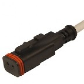 HDCFD2000841Z - Automotive Connectors interchangeable with Deutsch Connectors, straight with PVC moulded cable