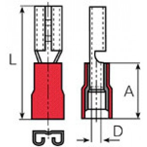 receptacles insulated 390005