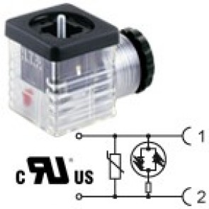 G1TU2VL3-UL - PG9/PG11 - Bipolar led+varistor 230V