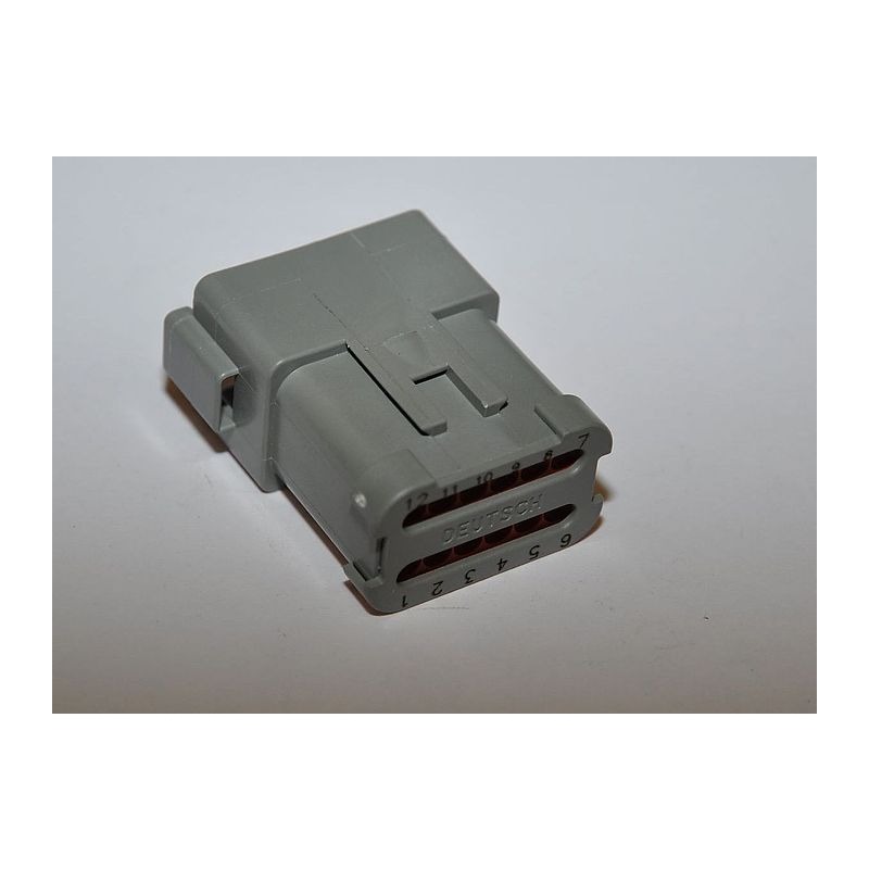 Deutsch DT04-12PA-EP04, DT Series, 12-Way Plug, connector, for wire processing