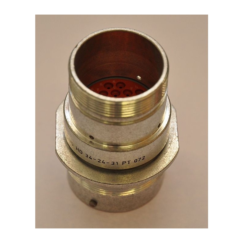 Deutsch HD34-24-31PT-072, HD30 Series, 31-Way Plug, connector, for wire processing