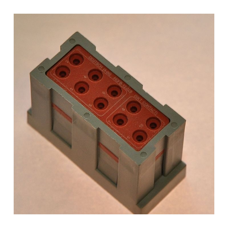 Deutsch HDFB-12-02S, 10-Way Socket, connector, for wire processing