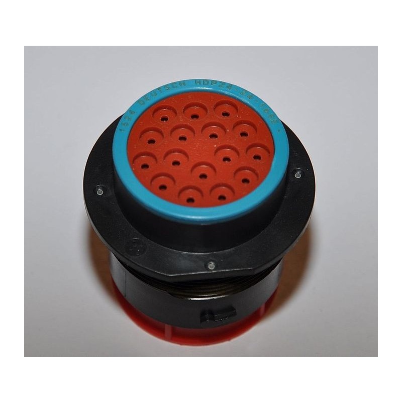 Deutsch HDP24-24-16SE, HDP Heavy Power Series, 16-Way Socket, connector, for wire processing