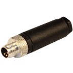Male field attachable with screw contacts
