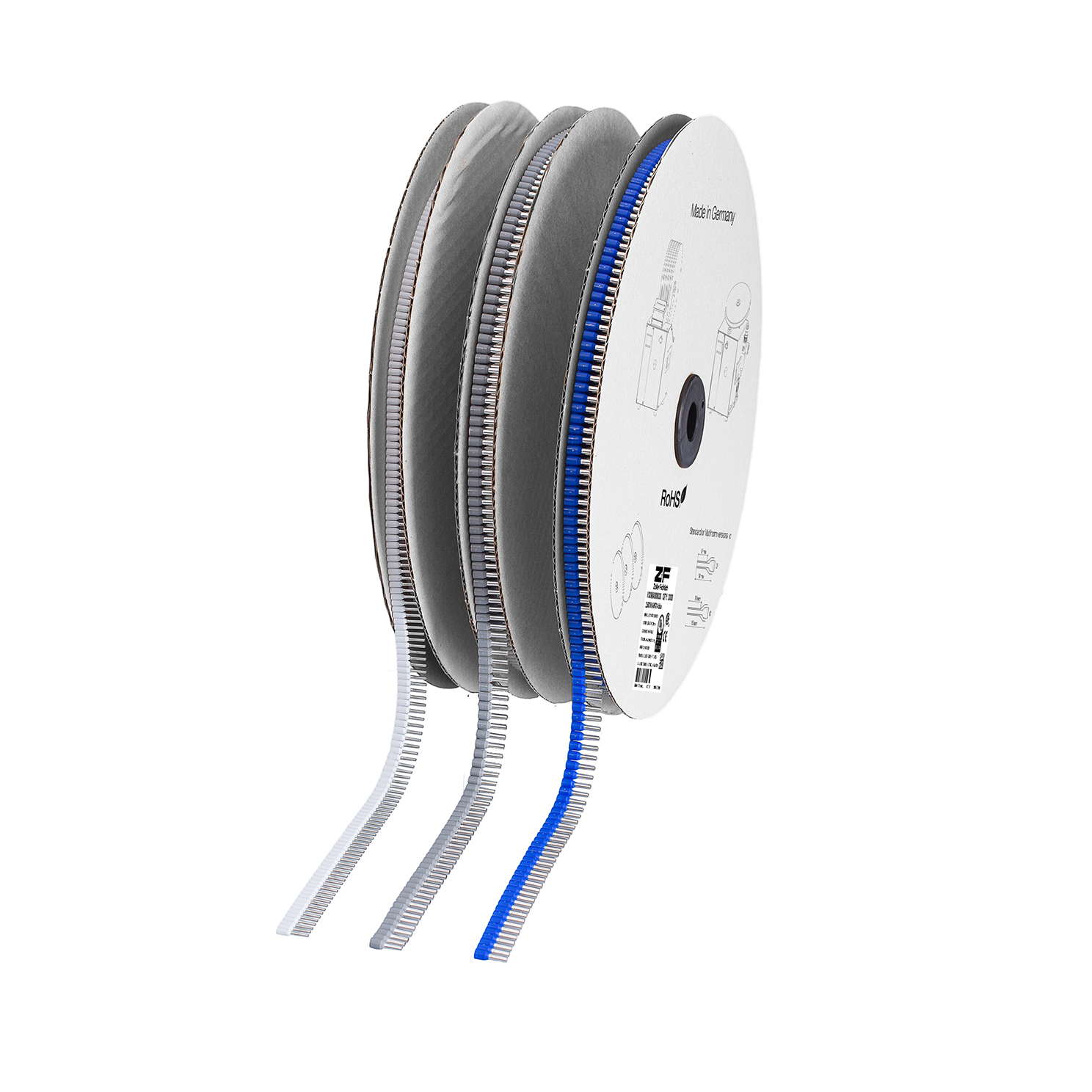 Zoller & Fröhlich insulated ferrules on reel